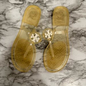 Tory Burch Yellow Jelly Miller Thong Sandals